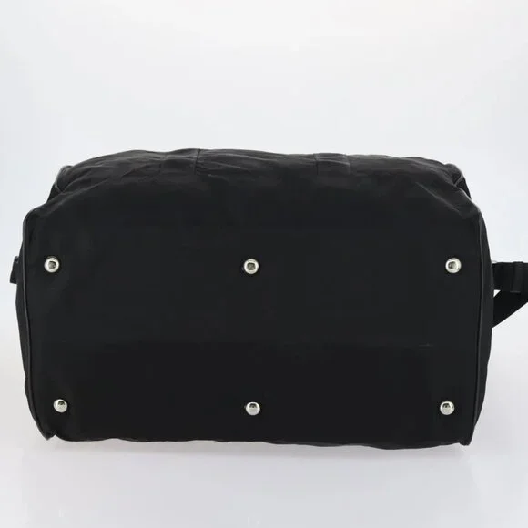 PRADA Boston Bag Nylon 2way Black Silver Auth 143770 - Picture 6 of 16